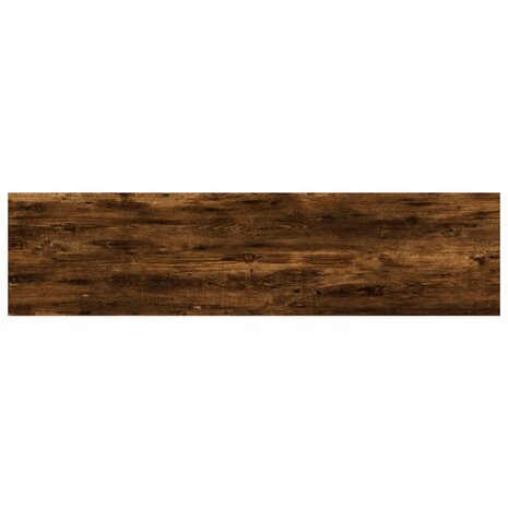 Wandschappen 4 st 40x10x1,5 cm bewerkt hout gerookt eikenkleur 6