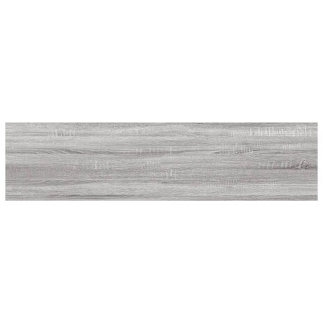 Wandschappen 4 st 40x10x1,5 cm bewerkt hout grijs sonoma eiken 6