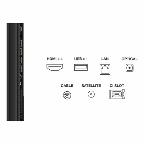 Smart TV TCL 85P8K 85" 4K Ultra HD HDR QLED 3