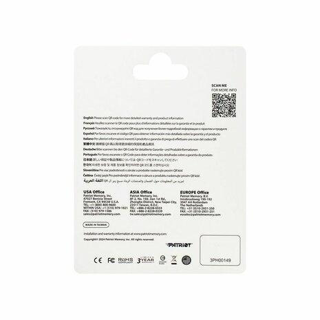 Micro SD kaart met adapter Patriot Memory PEF128GEP32MCX 4