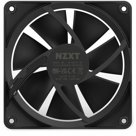 Case fan NZXT RF-R12SF-B1 Ø 12 cm (1 Stuks) 1