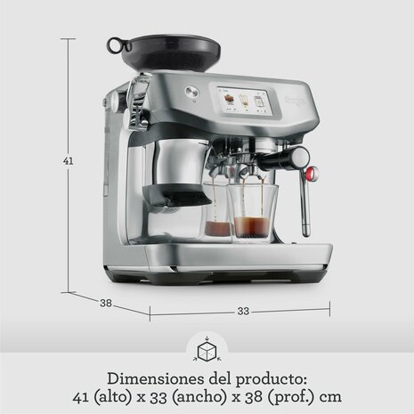 Volautomaat koffiezetapparaat Sage SES881BST4FEU1 Zwart Staal 1700 W 2 L 340 g 480 ml 5