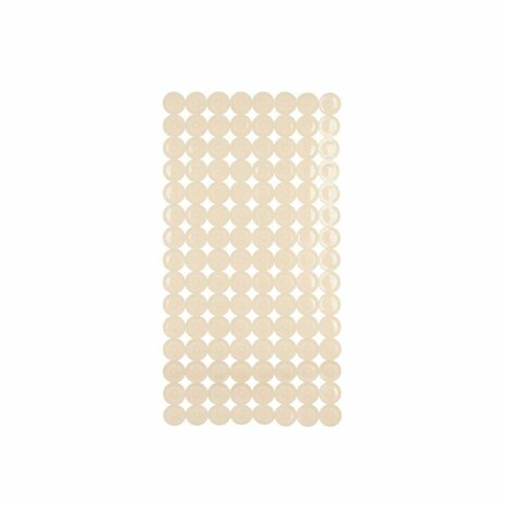 Antislipmat voor in de douche Beige PVC 68 x 36 x 1 cm (6 Stuks) 2