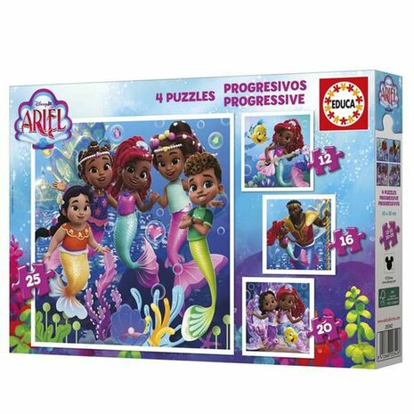 Set van 4 Puzzels Educa Ariel 1