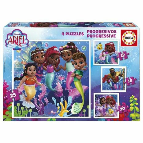 Set van 4 Puzzels Educa Ariel 2