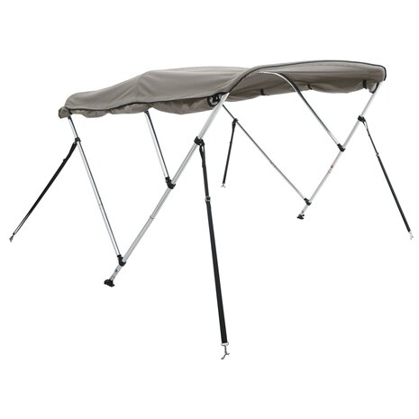 Biminitop 3 bogen met zijwanden 183x(137-152)x137 cm 3