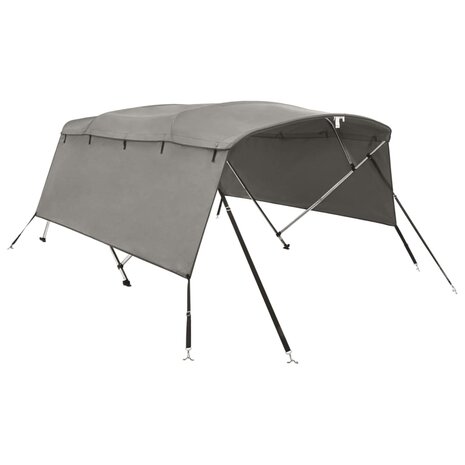 Biminitop 4 bogen met zijwanden 243x(185-198)x137 cm 2