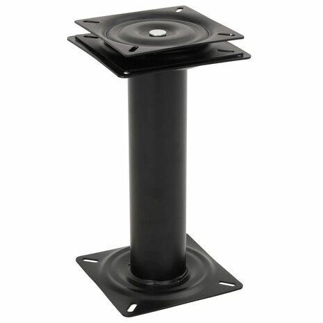 Bootstoelpoot met 360° draaiplateau staal 1