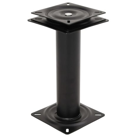 Bootstoelpoot met 360° draaiplateau staal 6