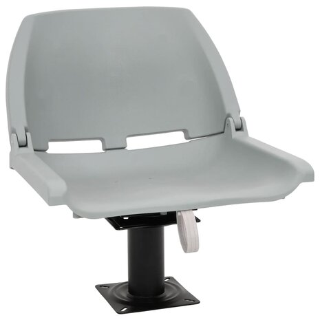 Bootstoelen 2 st met poot 360° draaibaar 2