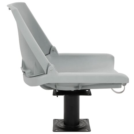 Bootstoelen 2 st met poot 360° draaibaar 7