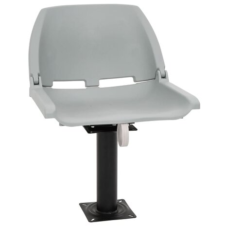 Bootstoelen 2 st met poot 360° draaibaar 2