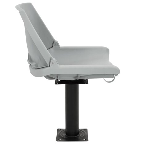 Bootstoelen 2 st met poot 360° draaibaar 7