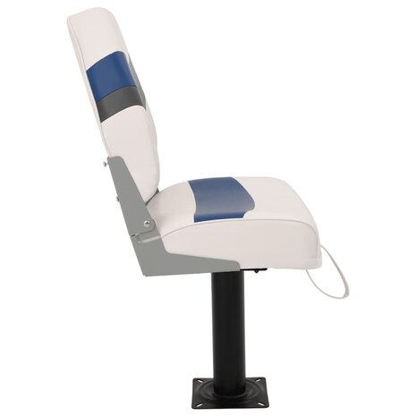 Bootstoelen 2 st met poot 360° draaibaar 6