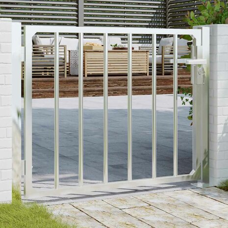 Poort 100x75 cm roestvrij staal 1