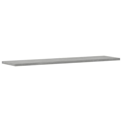Wandschappen 4 st 80x20x1,5 cm bewerkt hout betongrijs 4