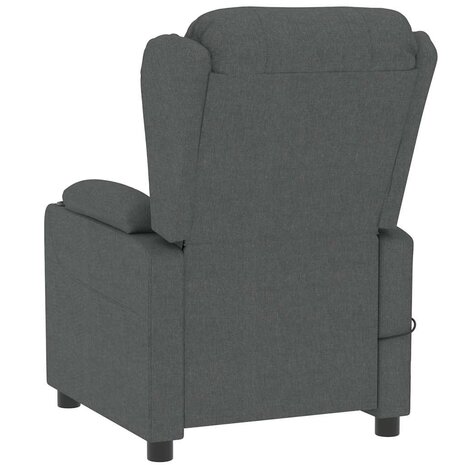 Massagestoel stof donkergrijs 5