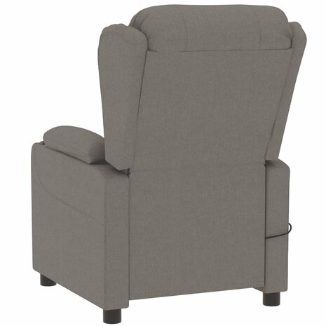 Massagestoel stof taupe 5