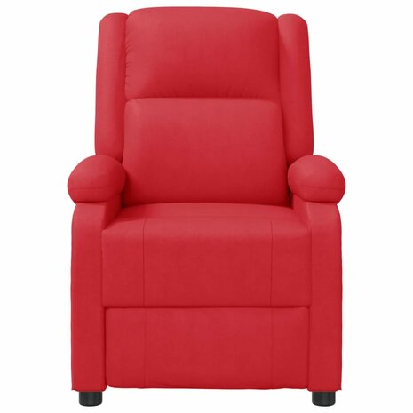 Massagestoel kunstleer rood 3
