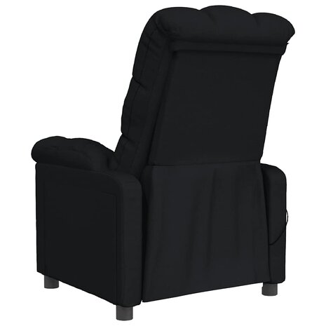 Massagestoel stof zwart 5