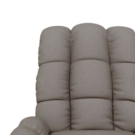 Massagestoel stof taupe 8
