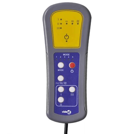 Massagestoel stof taupe 9