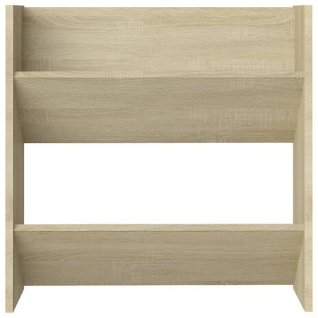 Wandschoenenkasten 2 st 60x18x60 cm spaanplaat sonoma eiken 6