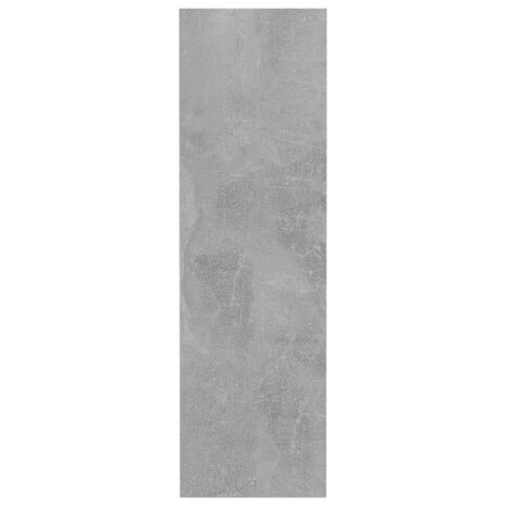 Wandschoenenkast 60x18x60 cm spaanplaat betongrijs 5