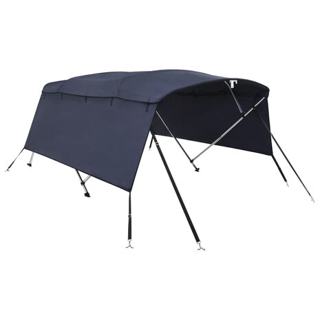 Biminitop 4 bogen met zijwanden 243x(185-198)x137 cm 2