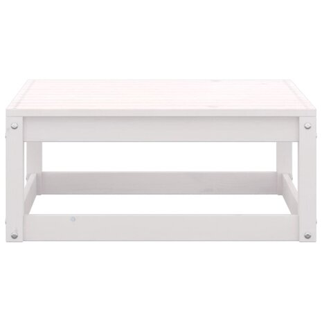 3-delige Loungeset massief grenenhout wit 7