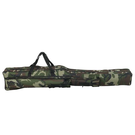 Hengeltas 150 cm camouflage oxford stof groen 3