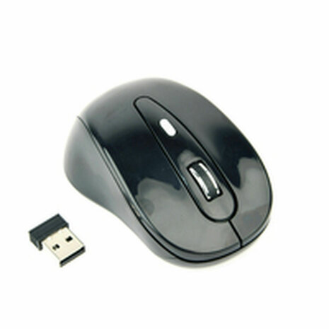 Wireless muis GEMBIRD MUSW-6B-01 Zwart Monochrome 1600 dpi 1