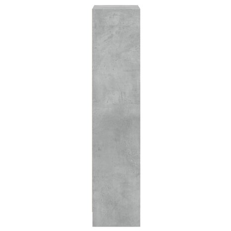 Boekenkast met 3 schappen 40x24x109 cm bewerkt hout betongrijs 5