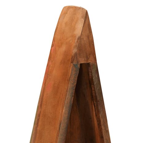 Kast bootvorm 39x27x127 cm gerecycled hout 5