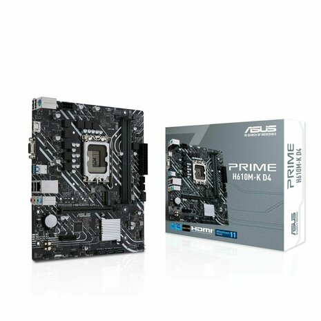 Moederbord Asus PRIME H610M-K D4 LGA 1700 LGA 1700 INTEL H610 1GB 4