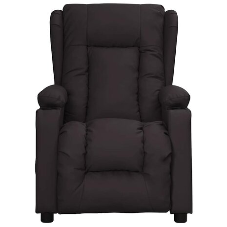 Massagestoel kunstleer zwart 2