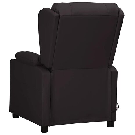 Massagestoel kunstleer zwart 3