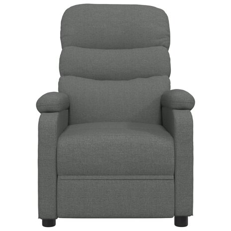 Massagestoel elektrisch stof donkergrijs 4