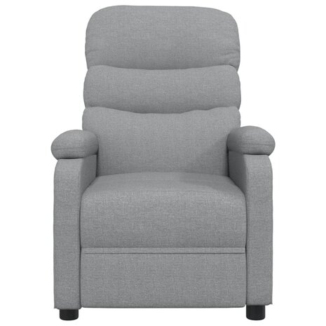 Massagestoel stof lichtgrijs 3