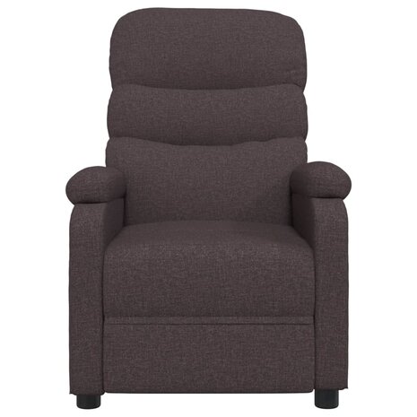 Massagestoel stof donkerbruin 3