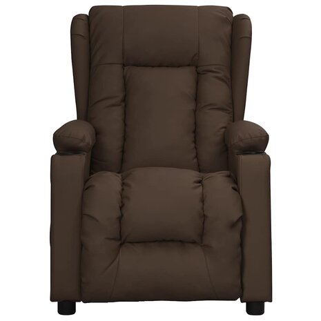 Massagestoel kunstleer bruin 2