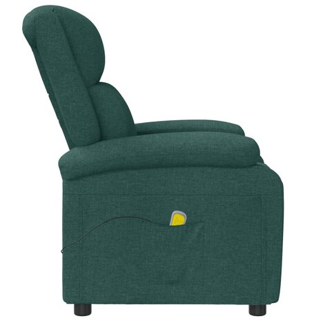 Massagestoel stof donkergroen 4
