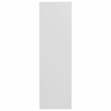 Wandschoenenkast 80x18x60 cm bewerkt hout wit 5