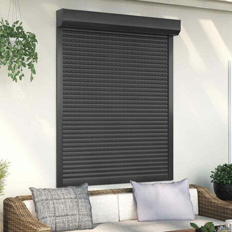 Rolluik 120x150 cm aluminium antracietkleurig 1