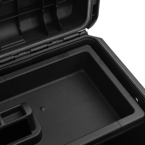 Flightcase draagbaar 57x35x32,5 cm PP zwart 6