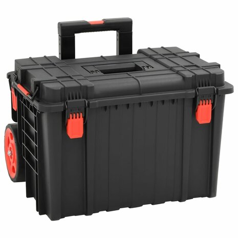 Flightcase draagbaar 56,5x45,5x48 cm PP zwart 1