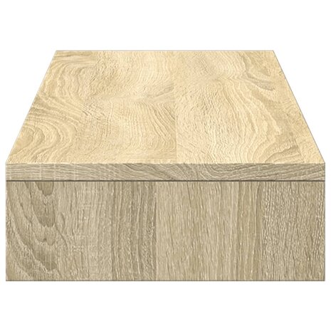 Monitorstandaard 100x27x10 cm bewerkt hout sonoma eikenkleurig 5