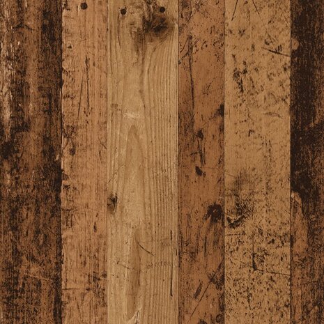 Monitorstandaard 100x27x10 cm bewerkt hout oud houtkleurig 8