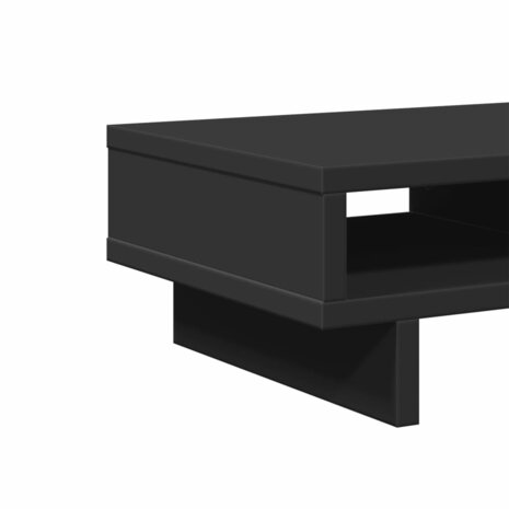 Monitorstandaard 50x27x15 cm bewerkt hout zwart 7