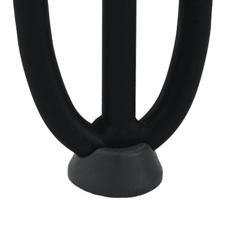 Haarspeld tafelpoten 4 st 20 cm massief staal zwart 9